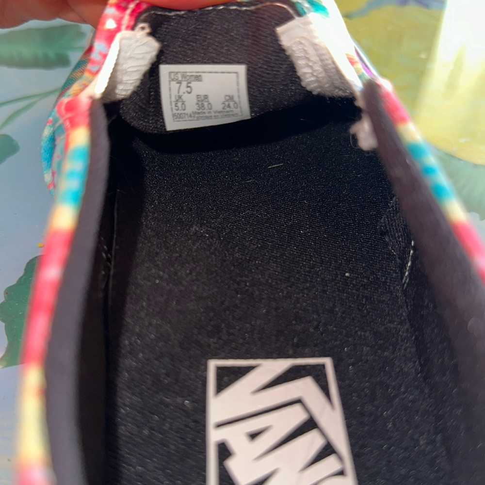 Vans Asher Slip Ons Tye Dye - Picture 5 of 5